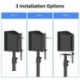 Suptek 34.1”-44.7“ Height Adjustable Speaker Stands Set of 2 Bookshelf Speaker Stand Pair for Universal Satellite Speakers, for Bose Polk JBL Sony Yamaha - 22 lbs Capacity per Stand, SFM001