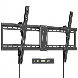 Suptek Tilt TV Wall Mount Bracket for Most 42-90 inch TV, Universal Mount with Max 800x400mm VESA and 154lbs Loading Capacity, Fits Studs 16” 18“ 24" Apart, Low Profile with Bubble Level (MT5084)