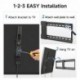 Suptek Tilt TV Wall Mount Bracket for Most 42-90 inch TV, Universal Mount with Max 800x400mm VESA and 154lbs Loading Capacity, Fits Studs 16” 18“ 24" Apart, Low Profile with Bubble Level (MT5084)