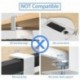 suptek Keyboard Tray Under Desk Pull Out with C Clamp Mount, Computer Keyboard & Mouse Tray, 25.6 (30 Including Clamps) x 11.8 inch Slide-Out Platform Computer Drawer for Typing, Carbon White, DSF1DJW