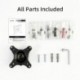 Suptek Slim TV Wall Mount, Tilt and Rotation, for Most 15-30 inch LED/LCD/OLED/Plasma Flat & Curved TV up to 33lbs with VESA 100 x 100mm 75 x 75mm, Vesa Wall Mount D13F