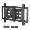 Suptek Ultra Slim Full Motion TV Wall Mount for 37-82 inch TVs, 1.3" Thin Low Profile Bracket, Dual Swivel Articulating Tilt, 6 Arms, Max VESA 600x400mm, Supports Up to 132lbs, Fits 16” Studs, MAUS01A