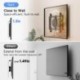Suptek Ultra Slim Full Motion TV Wall Mount for 37-82 inch TVs, 1.3" Thin Low Profile Bracket, Dual Swivel Articulating Tilt, 6 Arms, Max VESA 600x400mm, Supports Up to 132lbs, Fits 16” Studs, MAUS01A