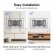 Suptek Ultra Slim Full Motion TV Wall Mount for 37-82 inch TVs, 1.3" Thin Low Profile Bracket, Dual Swivel Articulating Tilt, 6 Arms, Max VESA 600x400mm, Supports Up to 132lbs, Fits 16” Studs, MAUS01A