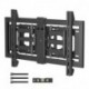 Suptek Ultra Slim Full Motion TV Wall Mount for 37-82 inch TVs, 1.3" Thin Low Profile Bracket, Dual Swivel Articulating Tilt, 6 Arms, Max VESA 600x400mm, Supports Up to 132lbs, Fits 24” Studs, MAUS01B