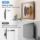 Suptek Ultra Slim Full Motion TV Wall Mount for 37-82 inch TVs, 1.3" Thin Low Profile Bracket, Dual Swivel Articulating Tilt, 6 Arms, Max VESA 600x400mm, Supports Up to 132lbs, Fits 24” Studs, MAUS01B