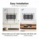 Suptek Ultra Slim Full Motion TV Wall Mount for 37-82 inch TVs, 1.3" Thin Low Profile Bracket, Dual Swivel Articulating Tilt, 6 Arms, Max VESA 600x400mm, Supports Up to 132lbs, Fits 24” Studs, MAUS01B