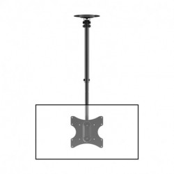 Suptek Ceiling TV Mount Fits Most 23-43 inch LCD LED Plasma Panel Display with Max VESA 200x200mm Loaded up to 35kg/77.16lbs Height Adjustable MC3260