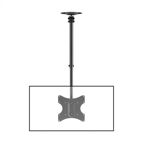 Suptek Ceiling TV Mount Fits Most 23-43 inch LCD LED Plasma Panel Display with Max VESA 200x200mm Loaded up to 35kg/77.16lbs Height Adjustable MC3260