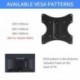 Suptek Ceiling TV Mount Fits Most 23-43 inch LCD LED Plasma Panel Display with Max VESA 200x200mm Loaded up to 35kg/77.16lbs Height Adjustable MC3260