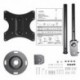 Suptek Ceiling TV Mount Fits Most 23-43 inch LCD LED Plasma Panel Display with Max VESA 200x200mm Loaded up to 35kg/77.16lbs Height Adjustable MC3260
