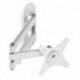 Suptek TV Wall Mount Swivel Tilt Rotation Full Motion Adjustable Articulating for Most 15-32 inch LED, LCD Monitor Wall Mount VESA 75,100, White (MA2720W)