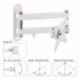 Suptek TV Wall Mount Swivel Tilt Rotation Full Motion Adjustable Articulating for Most 15-32 inch LED, LCD Monitor Wall Mount VESA 75,100, White (MA2720W)