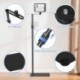 suptek Projector Stand Against Wall Hidden Stand, 360°Swivel, Height Adjustable, Mini Projector Mount Bracket, Compatible with Home Office Video Vlog DVR Camera, PR001FP