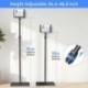 suptek Projector Stand 360°Swivel, Height Adjustable 36.6-48.8inch, Mini Projector Mount Bracket, Compatible with Home Office Video Vlog DVR Camera, PR001F