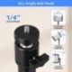 suptek Projector Stand 360°Swivel, Height Adjustable 36.6-48.8inch, Mini Projector Mount Bracket, Compatible with Home Office Video Vlog DVR Camera, PR001F