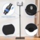 suptek Projector Stand 360°Swivel, Height Adjustable 36.6-48.8inch, Mini Projector Mount Bracket, Compatible with Home Office Video Vlog DVR Camera, PR001F