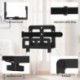 suptek Adjustable Wall Mount for Cable Boxes, Modems, Media Players, DVD Players & Game Consoles (PS3, PS4, Xbox One, Switch) - Compatible with Small and Wide Devices, ZJJ007B