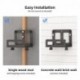 suptek Adjustable Wall Mount for Cable Boxes, Modems, Media Players, DVD Players & Game Consoles (PS3, PS4, Xbox One, Switch) - Compatible with Small and Wide Devices, ZJJ007B