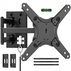 Suptek Lockable RV TV Mount for 13-43 Inch TVs | Full Motion Locking Wall Mount for Camper, Trailer, Motorhome, Boat, Truck, Indoor and Outdoor, VESA 200mm, Supports 44lbs, Model MA1342