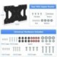 Suptek Steel VESA Mount Adapter for 32" to 55" LCD/LED TVs | VESA Conversion Kit for Monitor VESA Up to 400x200mm, KZ002B