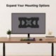 Suptek Steel VESA Mount Adapter for 32" to 55" LCD/LED TVs | VESA Conversion Kit for Monitor VESA Up to 400x200mm, KZ002B