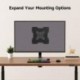 Suptek Steel VESA Mount Adapter for 32" to 42" LCD/LED TVs | VESA Conversion Kit for Monitor VESA Up to 200x200mm, KZ003B