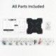 Suptek Steel VESA Mount Adapter for 32" to 42" LCD/LED TVs | VESA Conversion Kit for Monitor VESA Up to 200x200mm, KZ003B