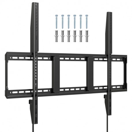 Suptek Heavy Duty Fixed TV Wall Mount for 55-100" TVs – 265Lbs, Fits 3 Studs of 16" and 2 Studs of 18" or 24", VESA 900x600mm, Low Profile for LED/OLED/LCD, MF9