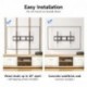 Suptek Heavy Duty Tilt TV Wall Mount for 55-100" Screens – 220Lbs, Adjustable Tilt, Fits 3 Studs of 16" and 2 Studs of 18" or 24", VESA 900x600mm, Universal for LED/OLED/LCD TVs, MT9