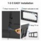 Suptek Heavy Duty Tilt TV Wall Mount for 55-100" Screens – 220Lbs, Adjustable Tilt, Fits 3 Studs of 16" and 2 Studs of 18" or 24", VESA 900x600mm, Universal for LED/OLED/LCD TVs, MT9