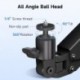 suptek Gas Spring Projector Wall Mount - Height Adjustable Swivel and Tilt, Holds 11lbs, 1/4" Thread Compatible for Portable Projectors, WM18YTL