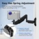 suptek Gas Spring Projector Wall Mount - Height Adjustable Swivel and Tilt, Holds 11lbs, 1/4" Thread Compatible for Portable Projectors, WM18YTL