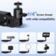 suptek Gas Spring Projector Wall Mount - Height Adjustable Swivel and Tilt, Holds 11lbs, 1/4" Thread Compatible for Portable Projectors, WM18YTL