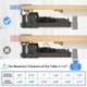suptek Keyboard Tray Under Desk Pull Out with C Clamp Mount, Computer Keyboard & Mouse Tray, 25.6 (30 Including Clamps) x 11.8 inch Slide-Out Platform Computer Drawer for Typing, DSF1C