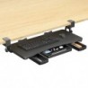 suptek Under Desk Keyboard Tray with Storage Drawer – 26.7" x 11.8" Large Workspace, Heavy-Duty C-Clamp Mount, Adjustable Height, Easy Installation – Perfect for Home Office, DSF6CT