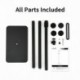 suptek 65.9” Extendable Projector Stand Against Wall Hidden Stand, 360°Swivel, Height Adjustable, Mini Projector Mount Bracket, Compatible with Home Office Video Vlog DVR Camera, PR001FPL