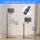 suptek 32.5" Projector Stand Against Wall Hidden Stand, 360°Swivel, Height Adjustable, Mini Projector Mount Bracket, Compatible with Home Office Video Vlog DVR Camera, PR001FPS