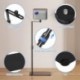 suptek 32.5" Projector Stand Against Wall Hidden Stand, 360°Swivel, Height Adjustable, Mini Projector Mount Bracket, Compatible with Home Office Video Vlog DVR Camera, PR001FPS
