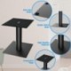 Suptek 9.4 x 8.2 Desktop Speaker Stands – Pair for Bookshelf & Desktop Speakers – 10" Height – Sturdy Base for Studio Monitors, PC, Gaming & Home Audio, Black, SDM003LB