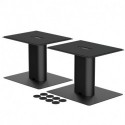  Suptek 7.9 x 6.5 Desktop Speaker Stands – Pair for Bookshelf & Desktop Speakers – 6.1" Height – Sturdy Base for Studio Monitors, PC, Gaming & Home Audio, Black, SDM003MB