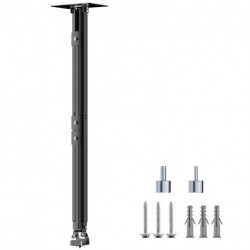 suptek 49inch Extended Mini Projector Ceiling Mount Adjustable Wall Mount with Thread Adapters for Projector DVR Camera (PR05LMINIB)