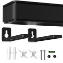 suptek Universal Soundbar Wall Mount Shelf – Wall Mount Bracket for Sony, Samsung, Vizio, LG, Sonos Sound Bars – Under TV Mounting, Space-Saving Design (SBR001GDLB)