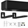 suptek Universal Soundbar Wall Mount Shelf – Wall Mount Bracket for Sony, Samsung, Vizio, LG, Sonos Sound Bars – Under TV Mounting, Space-Saving Design (SBR001GDLB)