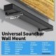 suptek Universal Soundbar Wall Mount Shelf – Wall Mount Bracket for Sony, Samsung, Vizio, LG, Sonos Sound Bars – Under TV Mounting, Space-Saving Design (SBR001GDLB)