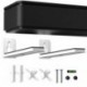 suptek Universal Soundbar Wall Mount Shelf – Wall Mount Bracket for Sony, Samsung, Vizio, LG, Sonos Sound Bars – Under TV Mounting, Space-Saving Design (SBR001GDLW)