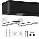 suptek Universal Soundbar Wall Mount Shelf – Wall Mount Bracket for Sony, Samsung, Vizio, LG, Sonos Sound Bars – Under TV Mounting, Space-Saving Design (SBR001GDLW)
