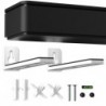 suptek Universal Soundbar Wall Mount Shelf – Wall Mount Bracket for Sony, Samsung, Vizio, LG, Sonos Sound Bars – Under TV Mounting, Space-Saving Design (SBR001GDLW)