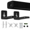 suptek Soundbar Wall Mount Shelf – Wall Mount Bracket for Sony, Samsung, Vizio, LG, Sonos Sound Bars – Under TV Mounting, Space-Saving Design (SBR001GDSB)