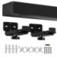 suptek Universal Soundbar Wall Mount Bracket – Adjustable Depth for Dolby Atmos Soundbars – Compatible with Samsung, Vizio, LG, Sony, Bose & More (SBR001HDB)